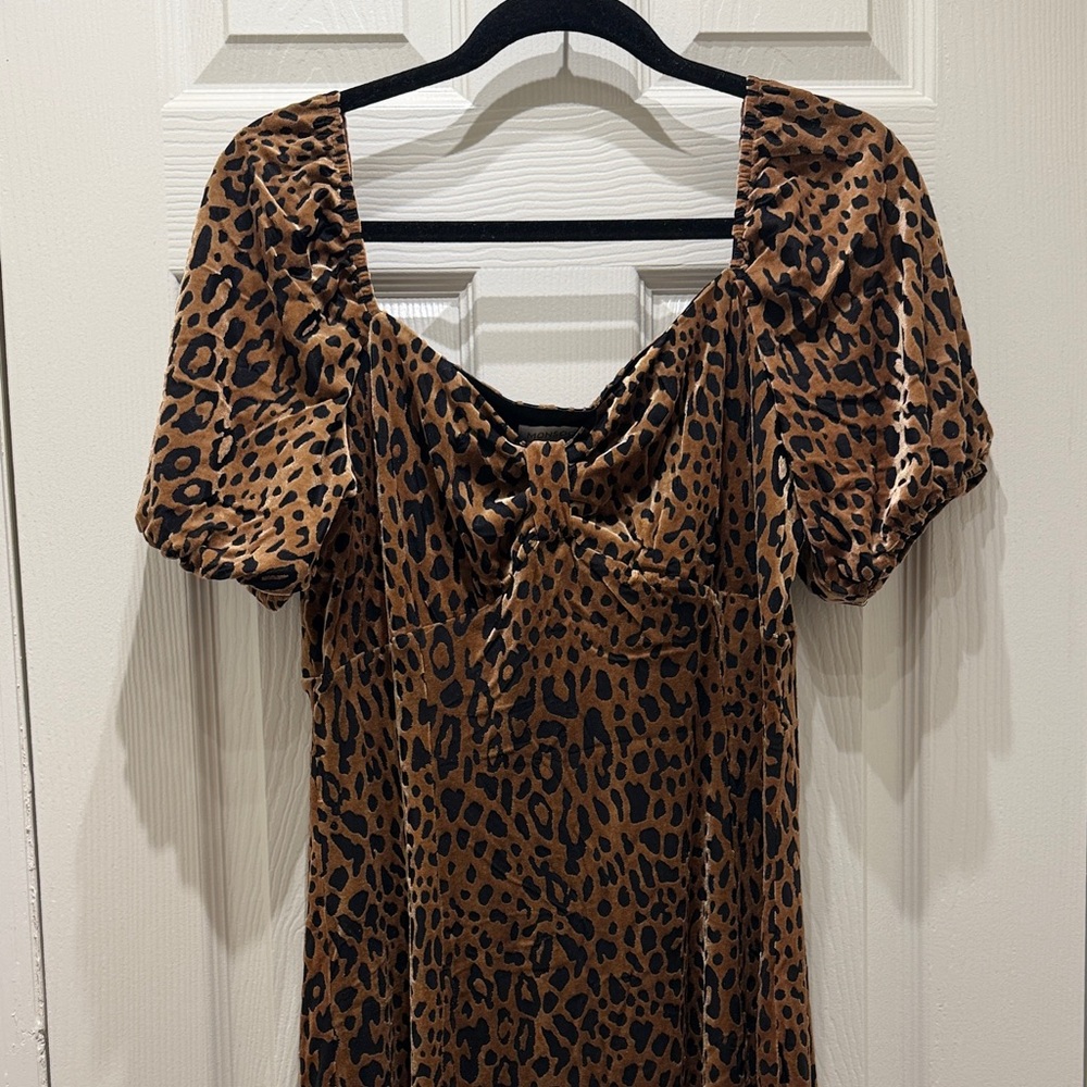 Monsoon Animal Print Dress
